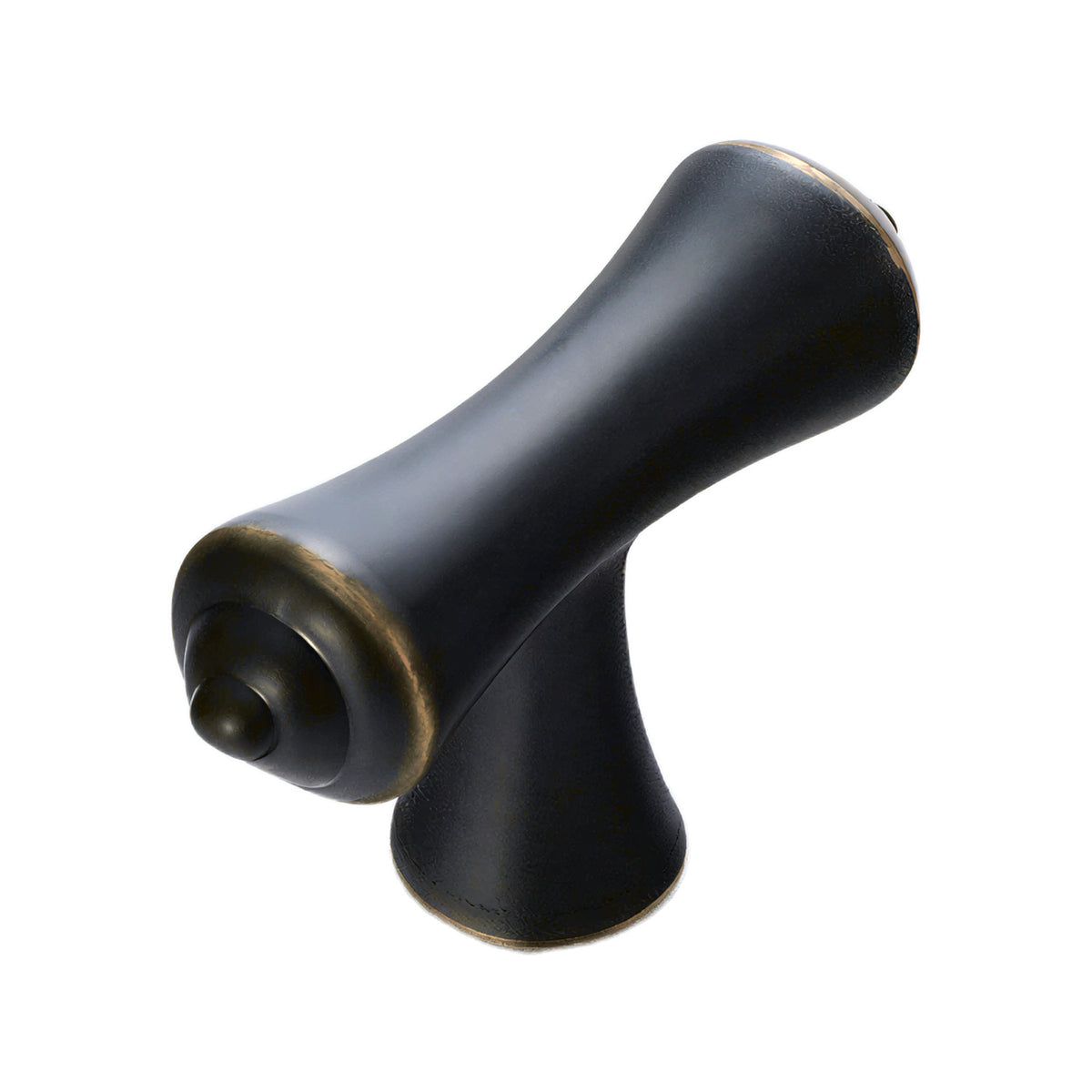 Black bronze tapered T-bar cabinet pull.