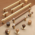 Wood Cabinet Pulls & Knobs - Minimalist Hardware for DIY Projects - #1 Oak / 1pc