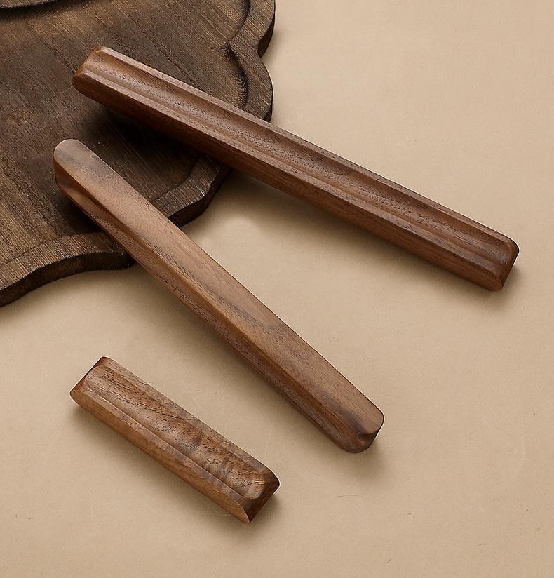 Wood Cabinet Pulls & Knobs - Rustic Hardware Decorative Hardware - Walnut 96mm / 1pc