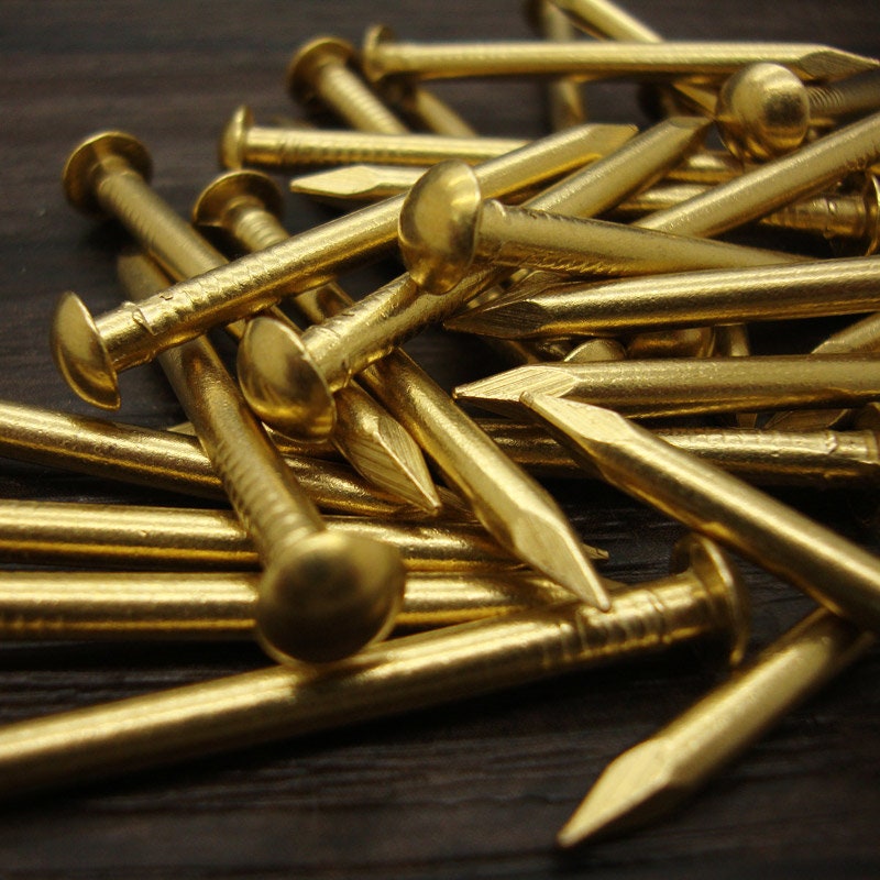Brass Oriental Decorative Locks - Antique Brass Finish for Boxes - 22mm Antique Brass / 50pcs