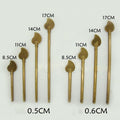 Brass Oriental Decorative Padlocks - Antique Bronze Finish Hardware - 8.5cmx5mm Ant.Bronze / 1pc