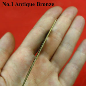 Brass Vintage Mounting Brackets - Antique Bronze Finish for Boxes - No.1 Ant.Bronze 65mm / 50pcs
