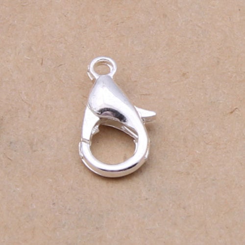 Lobster Claw Clasp Parrot Closure Silver Gold 10 12 21 mm Small Tiny Large Jewelry Making Necklace Bracelet Key Chain Ring Purse Connector