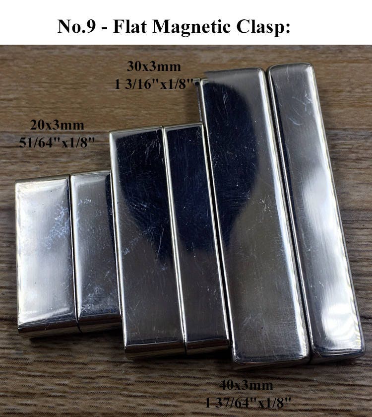 Different Shapes Magnetic Clasp Flat Roud Oval Loop for Cord Bracelet Necklace Watch Band Bag Curtain Tieback Jewelry Findings