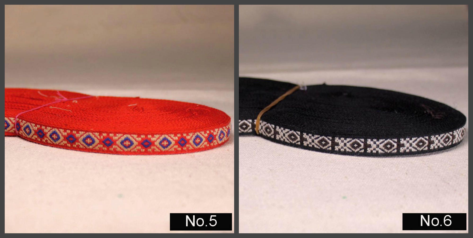 Jacquard Trim Wide Woven Border Sew Embroidered Ribbon Ethnic Geometric Sold by Yards Final Sale