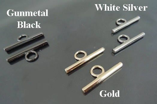 Alloy Metal Toggle Clasp OI OT Strap Connector Top Loop Bar 25 mm 32mm 1" Purse Making Hardware Leathercraft Leather Craft