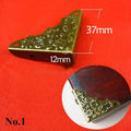 Furniture Decorative Jewelry Box Case Folder Decor Flat Corner Protector Vintage Antique Bronze Tone Iron 32 37 39 43 48 56mm