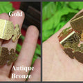 Decorative Embosed Bracket Corner Protector Guard Decor Jewelry Box Chest Case Furniture Hardware Vintage Bronze Gold Brass 25 40 50mm