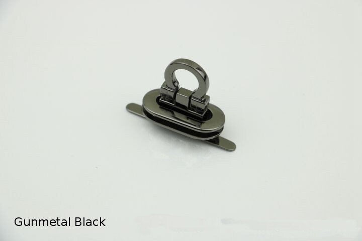 Oval Twist Turn Purse Lock 15 30 Mm 9/16 1 3/16" Metal Bag Clutch Wallet Closure Latch Making Locks Hardware Supplies Diy Wholesale Bulk