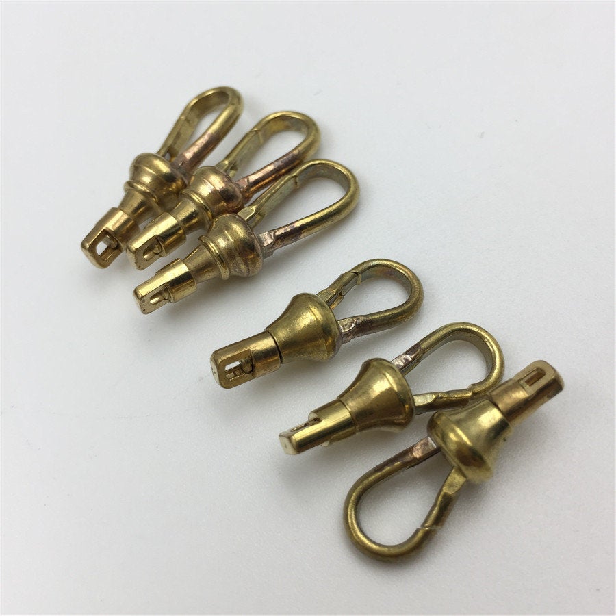 Solid Brass Pocket Watch Swivel Clip Chain Snap Hook 24 28 mm 1 1 1/8 inch Buckle DIY Hardware Accessories Leathercraft Wholesale