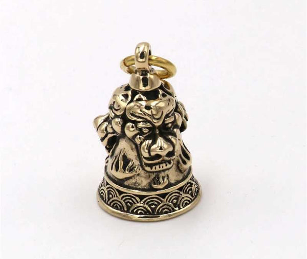 Solid Brass Antique Bell Charm 23x36mm 15/16 1 3/8 inch Pendant Keychain Copper Heavy Duty DIY Hardware Accessories Leathercraft Wholesale