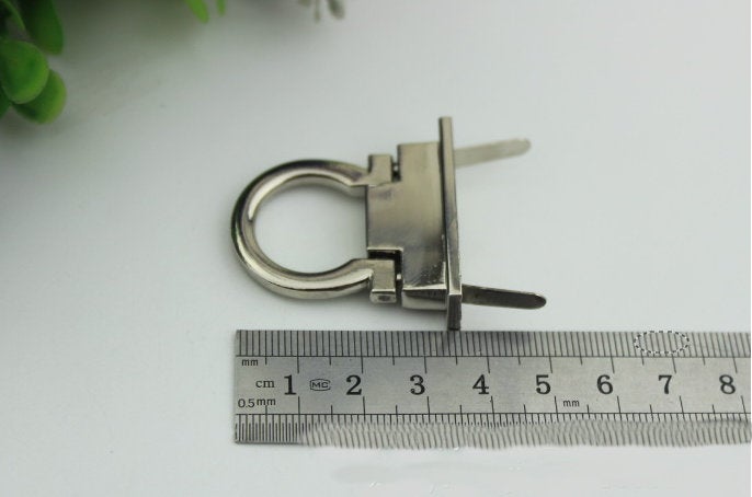 Oval Twist Turn Purse Lock 20 40 mm 3/4 1 9/16" Metal Bag Clutch Wallet Closure Latch Making Locks Hardware Supplies Diy Wholesale Bulk