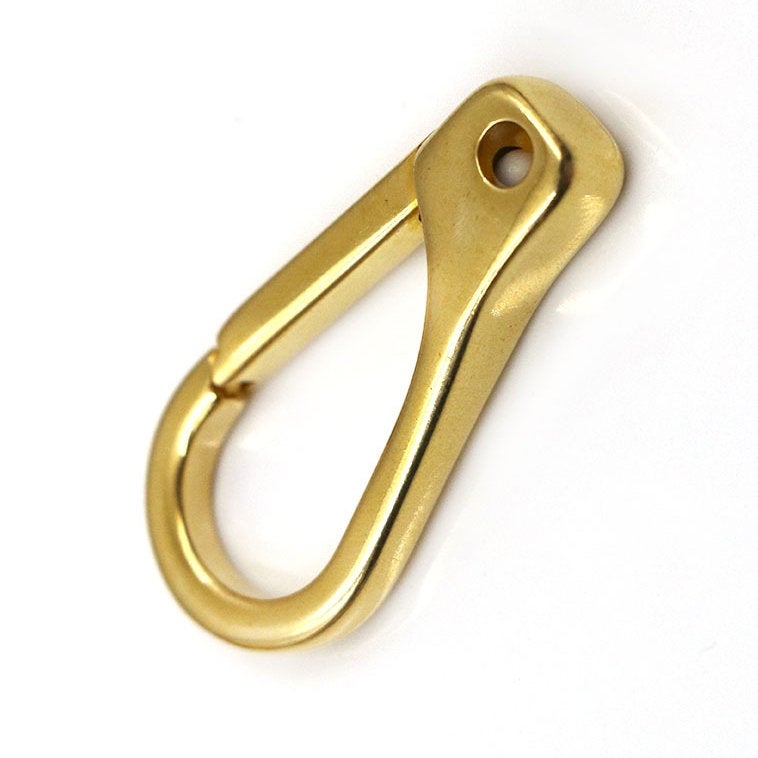 Solid Brass Fixed Loop Halter Snap Saddle Hook Fix Buckle Horse Headstall Reins Push Gate Clasp Key Fob Clip Webbing Strap Purse Repair DIY