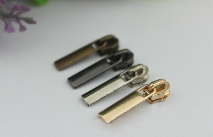 Handbag Zipper Slider Replacement Zipper Pull DIY Supply Findings 25 5mm / 1 3/16"