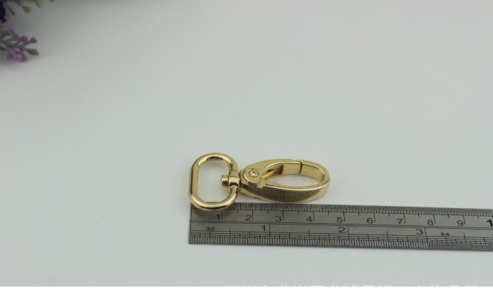 Swivel Lever Snap Hook 47 19mm 1 13/16 3/4" Alloy Metal Spring Trigger Lobster Clasp Clip Purse Bag Handbag Strap Handle Rings DIY Wholesale