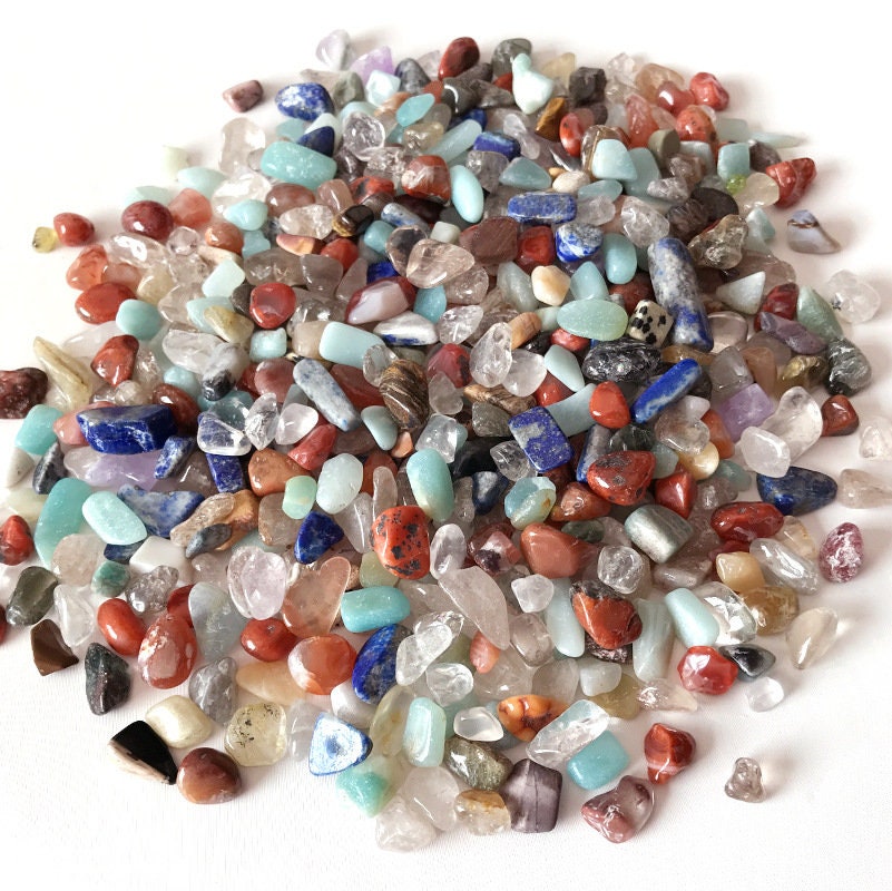 Natural Colorful Quartz Aquarium Fish Tank Gravel 3.5oz Vase Filler Gems Rocks Pebbles Stones For Jewelry Decor Chips Decoration Supplies