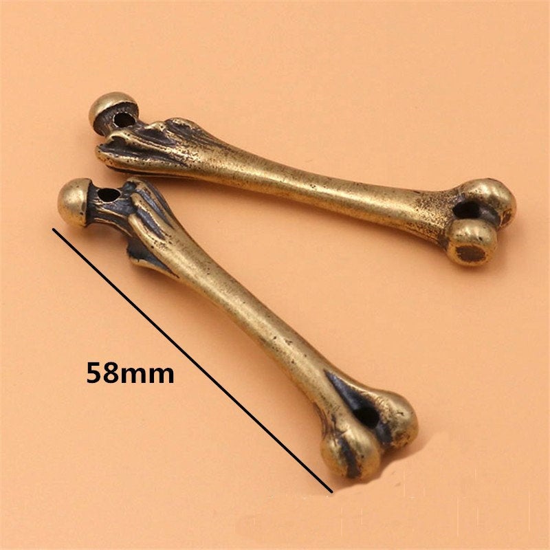 Raw Solid Brass Pixiu Elephant Flower Basket Leg Bone Charm Pendant Keychain Copper DIY Hardware Accessories Leathercraft Wholesale Bulk