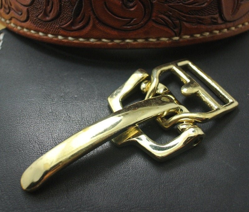 Solid Brass Cinch Belt Buckle 125 50 mm 5 2 inch Leather Retro Cowboy Belts Antique Vintage Western Mens Buckles Metal Accessories Plate