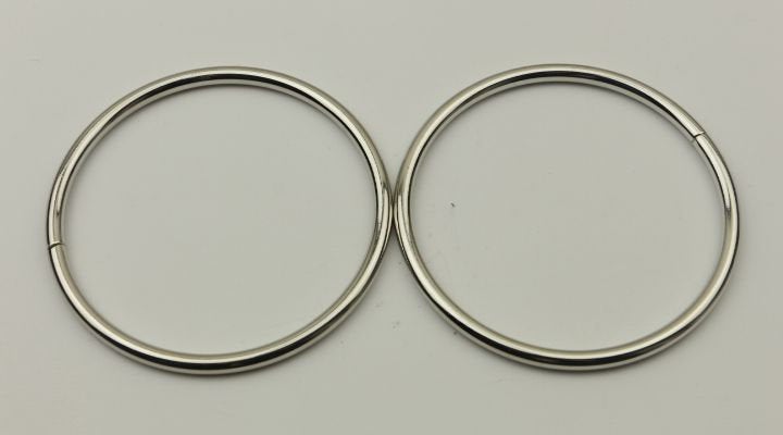 Metal Round O Ring Open Split Ring Hoop Loop Belt Buckle Dreamcatcher Macrame Gold Silver 50 100 125mm Thick Purse Handle Keyring Non Welded