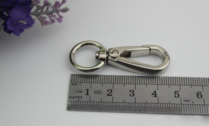 Lever Snap Hook 13 45 mm 1/2 1-3/4" Alloy Metal Spring Trigger Lobster Clasp Clip Purse Bag Handbag Strap Handle Rings DIY Wholesale Bulk