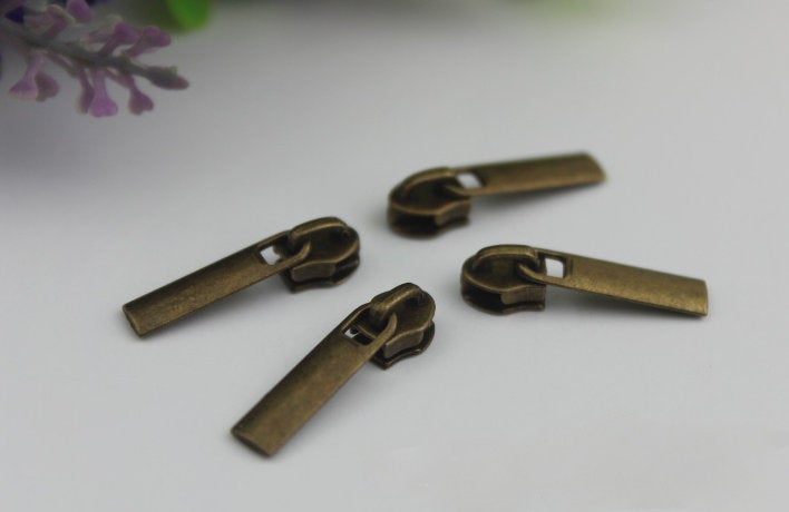 Handbag Zipper Slider Replacement Zipper Pull DIY Supply Findings 25 5mm / 1 3/16"