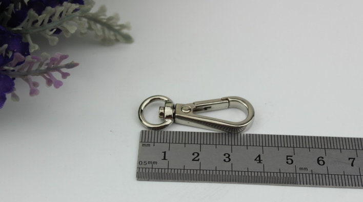 Swivel Lever Snap Hook 38 10mm 1-1/2 3/8" Alloy Metal Spring Trigger Lobster Clasp Clip Purse Bag Handbag Strap Handle Rings DIY Wholesale