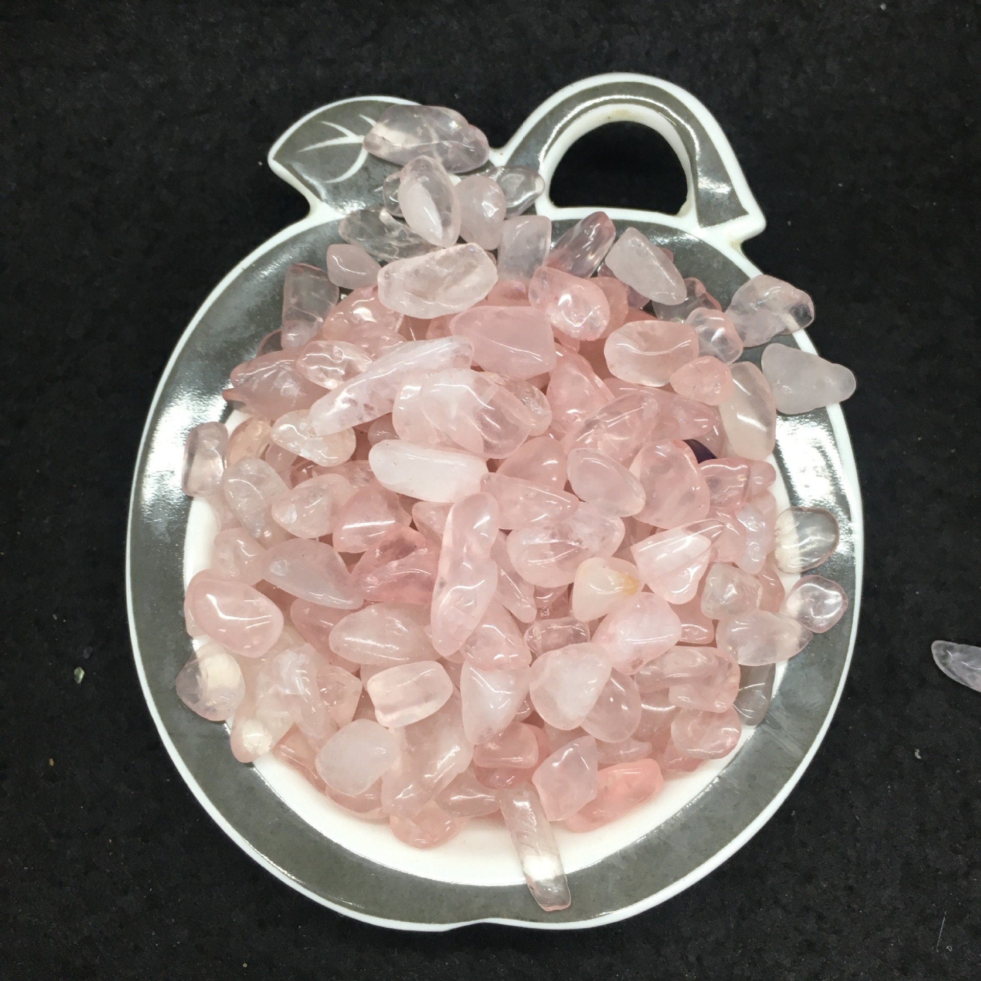 3.5oz Natural Rose Quartz Fish Aquarium Gravel Vase Filler Gems Rocks Pebbles Stones For Jewelry Decor Chips Decoration Supplies Accessories