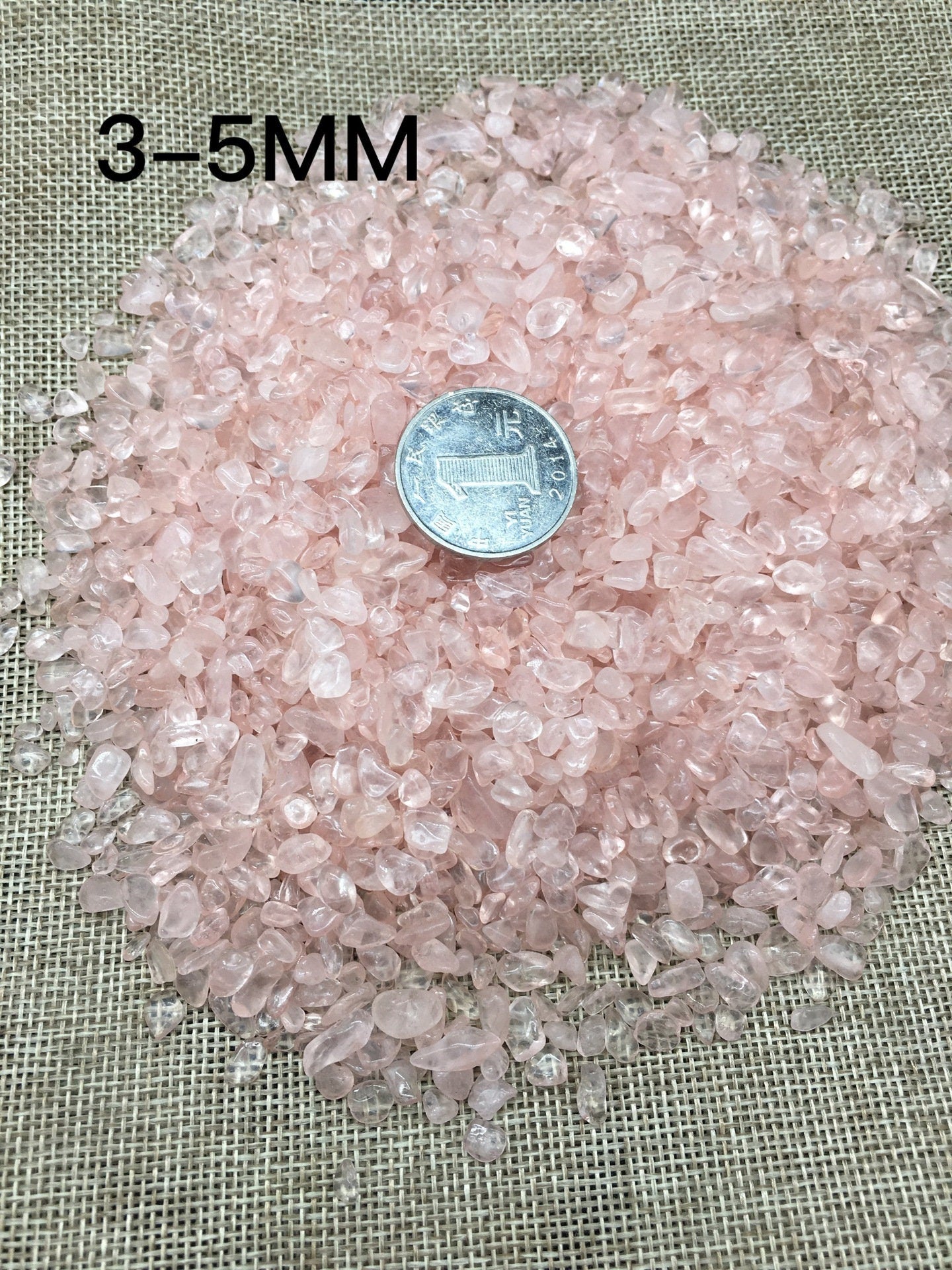 3.5oz Natural Rose Quartz Fish Aquarium Gravel Vase Filler Gems Rocks Pebbles Stones For Jewelry Decor Chips Decoration Supplies Accessories