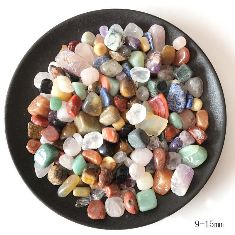 Natural Colorful Quartz Aquarium Fish Tank Gravel 3.5oz Vase Filler Gems Rocks Pebbles Stones For Jewelry Decor Chips Decoration Supplies