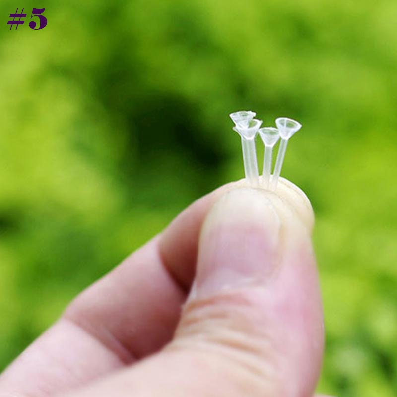 Invisible Clear Flat Rubber Earring Back 3 4 5 mm Plastic Ear Stud Pin Post Back 1/8" 3/16" 1/4" Stopper Clip DIY Jewelry Making