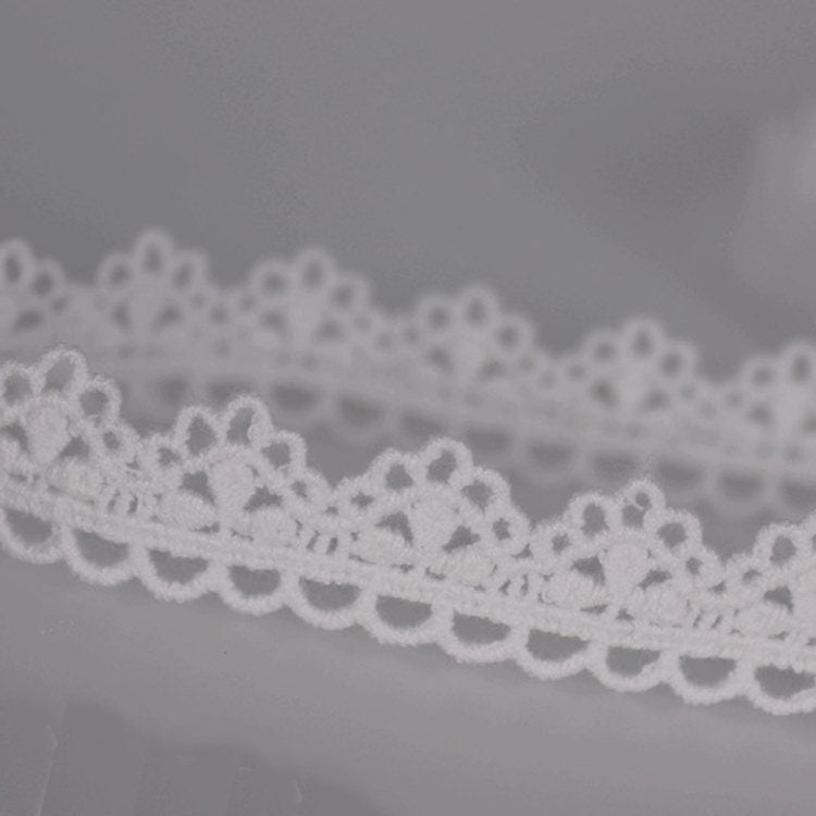 White Crochet Lace Cotton Trim For Thong Bikini Pattern Top Curtain Vintage Antique Fabric Ribbon By The Yard Decorative Border Wholesale