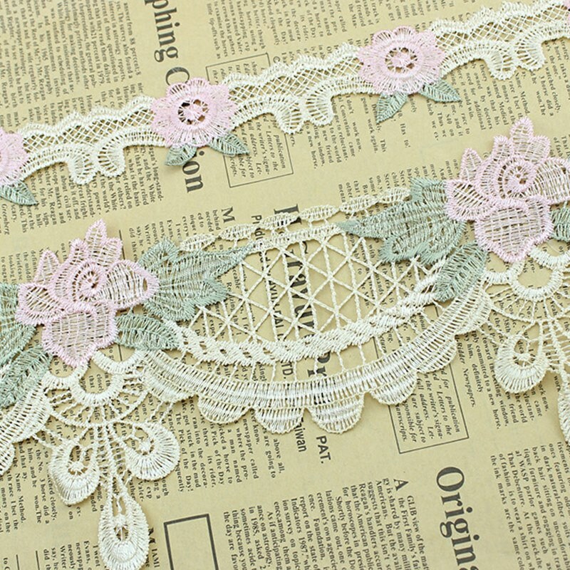 White Crochet Lace Cotton Trim For Thong Bikini Pattern Top Curtain Vintage Antique Fabric Ribbon By The Yard Decorative Border Wholesale