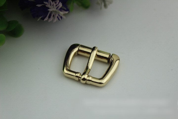 Rectangle Purse Strap Slider Metal Single Loop Slide Buckle Adjuster Keeper Ring 20mm 3/4" Belt Webbing