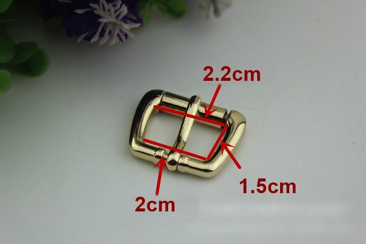 Rectangle Purse Strap Slider Metal Single Loop Slide Buckle Adjuster Keeper Ring 20mm 3/4" Belt Webbing