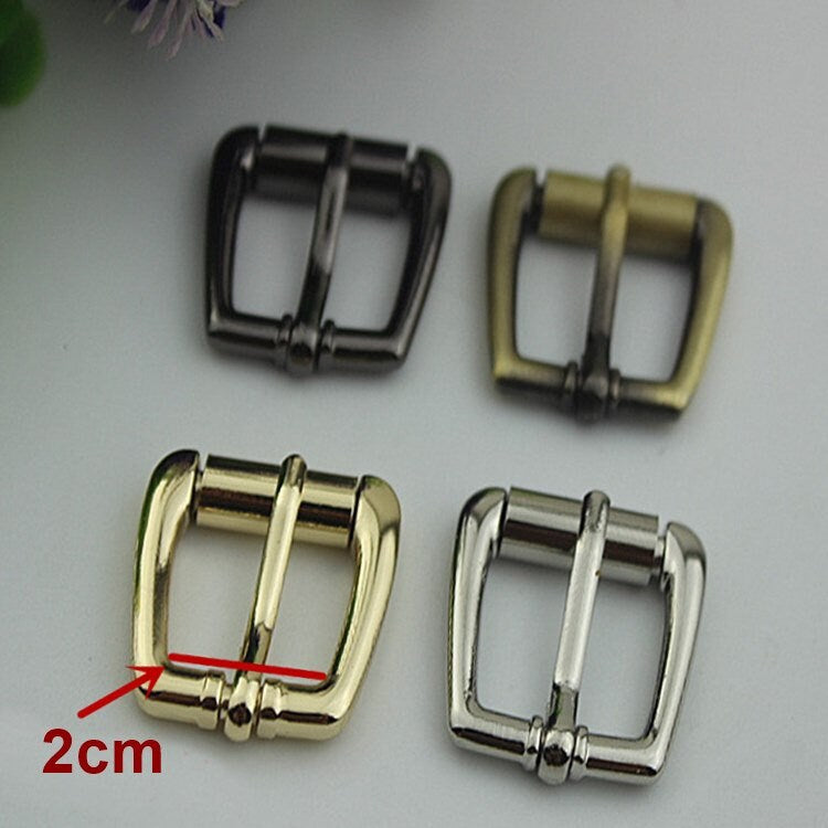 Rectangle Purse Strap Slider Metal Single Loop Slide Buckle Adjuster Keeper Ring 20mm 3/4" Belt Webbing