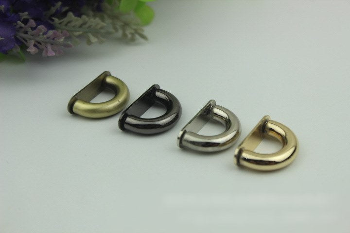 Arch Bridge Strap Handles Connector 14mm 1/2" Silver Gold Black Bronze Hardware Leather Purse Bag Handbag Clutch Vintage DIY Wholesale Bulk