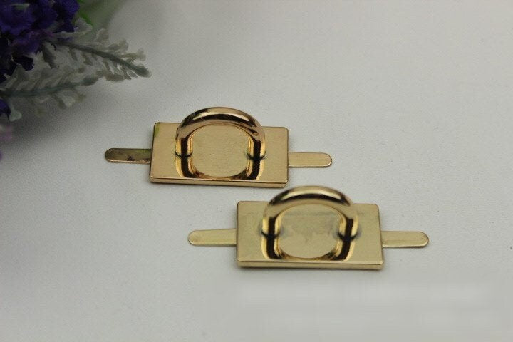 Arch Bridge Strap Handles Connector 35 20mm 1 3/8 3/4 Inch Light Gold Hardware Leather Purse Bag Handbag Clutch Vintage DIY Wholesale Bulk