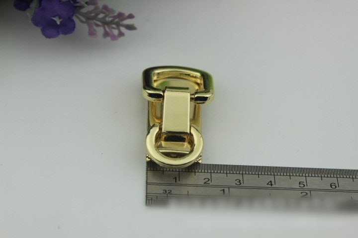 Strap Handles Connector 40mm 1 5/8" Lock Buckle Silver Gold Black Bronze Hardware Leather Purse Bag Handbag Clutch Backpack Diy Supplies