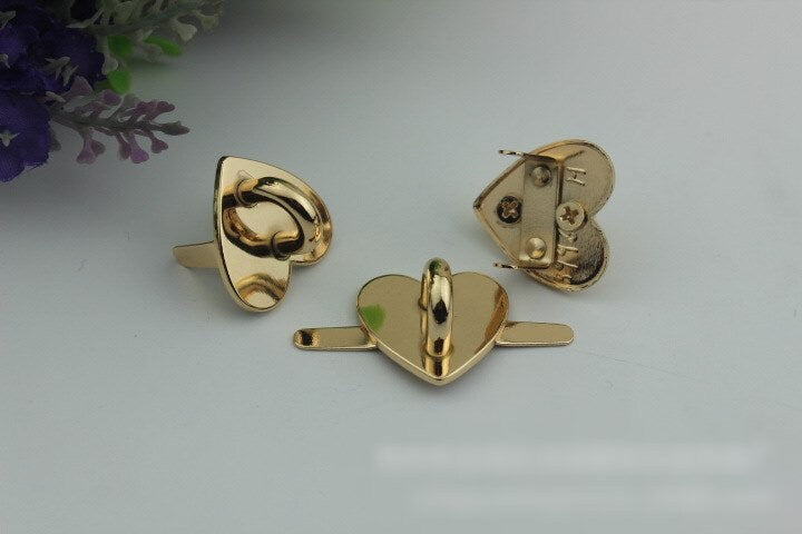 Metal Purse Heart Arch Bridge Handle Connector 25mm 1" Gold Hardware Leather Bag Handbag Clutch Vintage Diy Handmade Decoration Supplies