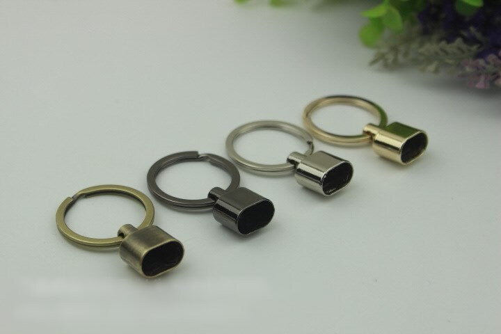 Round Keychain Hook 46 25mm 1 7/8 1" Alloy Metal Spring Trigger Lobster Clasp Clip Purse Bag Handbag Strap Handle Rings DIY Wholesale