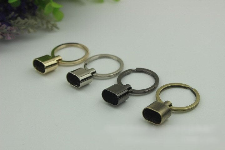 Round Keychain Hook 46 25mm 1 7/8 1" Alloy Metal Spring Trigger Lobster Clasp Clip Purse Bag Handbag Strap Handle Rings DIY Wholesale