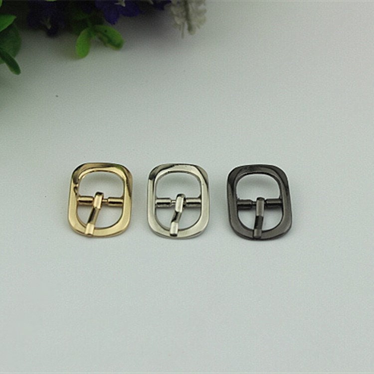 Square Rectangle Purse Strap Slider Metal Single Loop Slide Buckle Adjuster Keeper Ring 12mm 1/2" Belt Webbing