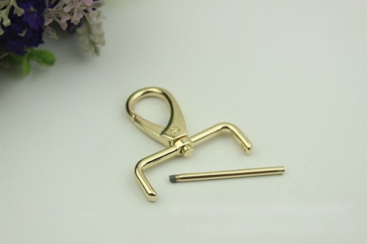 Swivel Lever Snap Hook 16 20 25 32 38mm Alloy Metal Spring Trigger Lobster Clasp Clip Purse Bag Handbag Strap Handle Rings DIY Wholesale