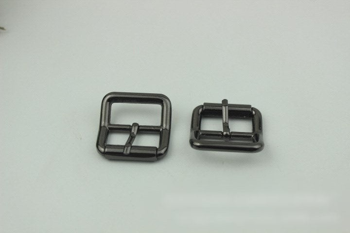 Arched Square Center Bar Buckle 25mm 1" For Leather Belt Silver Gold Black Bronze Handmade Hardware Purse Bag Vintage DIY