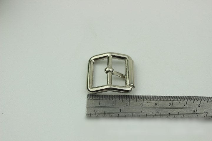 Arched Square Center Bar Buckle 25mm 1" For Leather Belt Silver Gold Black Bronze Handmade Hardware Purse Bag Vintage DIY