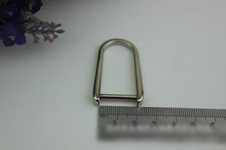 D-Rings Screw In Shackle Horseshoe Buckle Purse Strap Connector Metal Adjuster 20 mm 3/4 Inches Belt Webbing Purse Hardware Wholesale Bulk