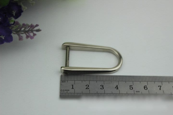 D-Rings Screw In Shackle Horseshoe Buckle Purse Strap Connector Metal Adjuster 20 mm 3/4 Inches Belt Webbing Purse Hardware Wholesale Bulk