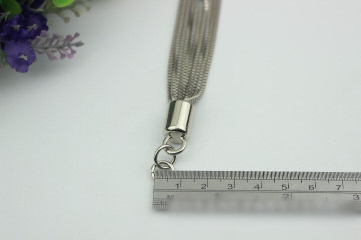 Cute Metal Tassel Keychain Charm 110mm 4 1/4" Key Fob Ring For Women Boho State Vintage Large Handmade Clip Purse Hardware For Leather Bag