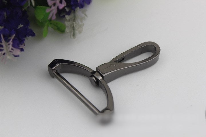 Swivel Lever Snap Hook 57 38mm 2 1/4 1 1/2" Alloy Metal Spring Trigger Lobster Clasp Clip Purse Bag Handbag Strap Handle Rings DIY Wholesale