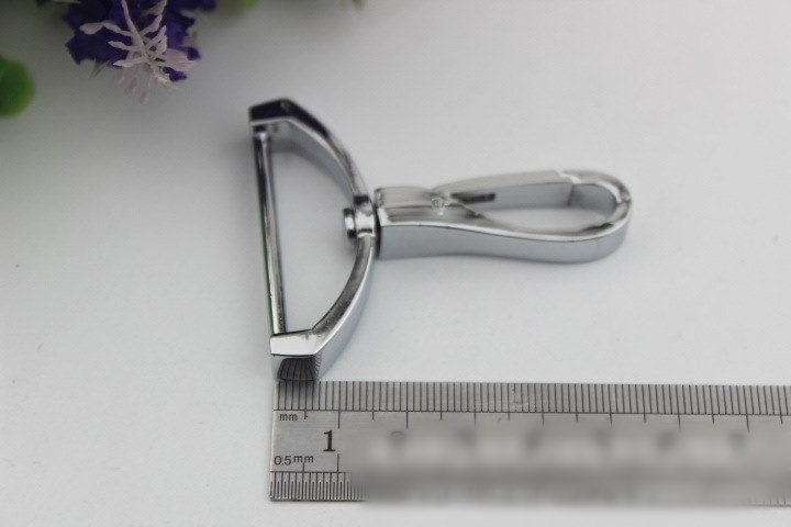 Swivel Lever Snap Hook 57 38mm 2 1/4 1 1/2" Alloy Metal Spring Trigger Lobster Clasp Clip Purse Bag Handbag Strap Handle Rings DIY Wholesale